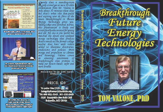 Breakthrough Future Energy Technologies  DVD  DOWNLOAD version