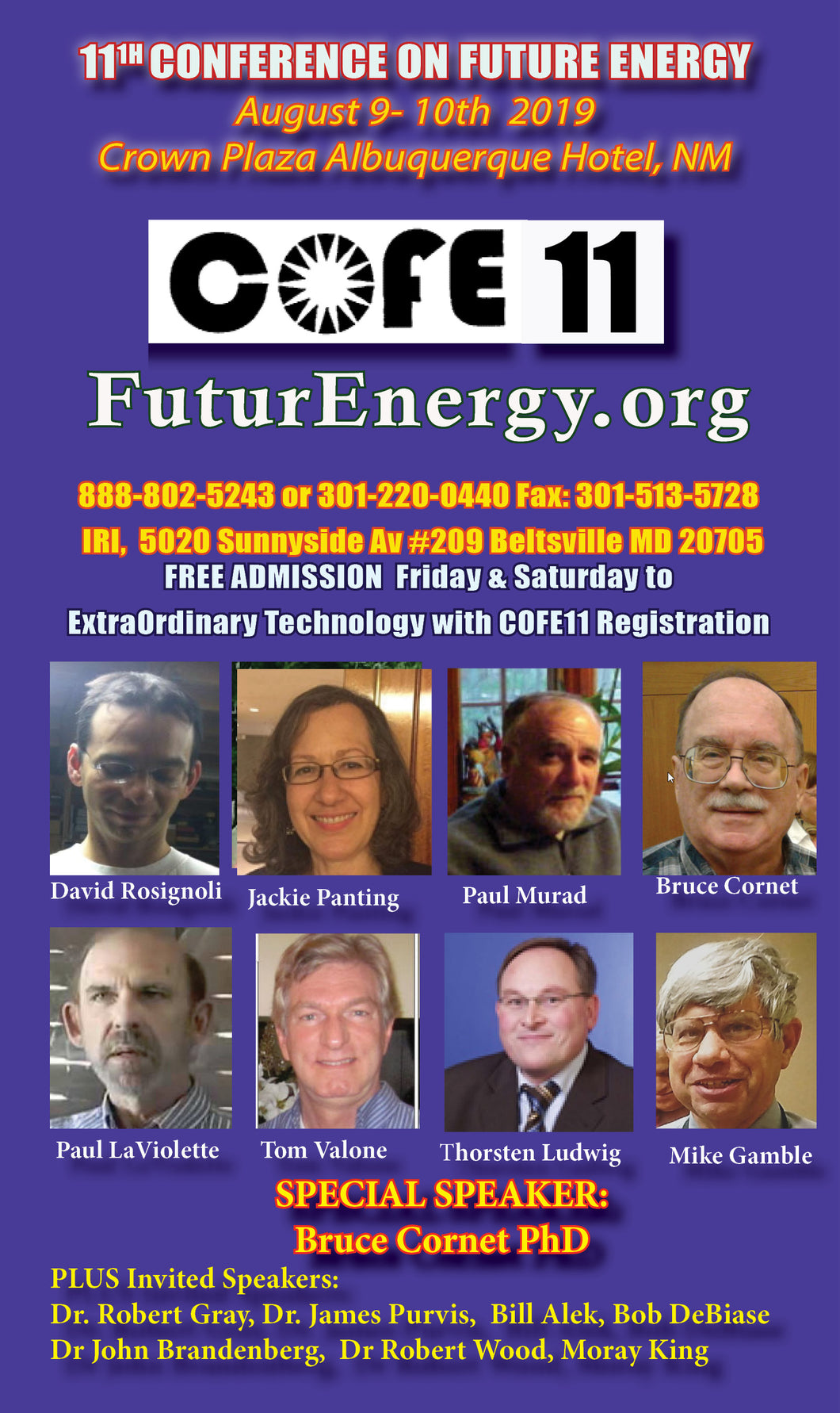 COFE11 Conference Registration