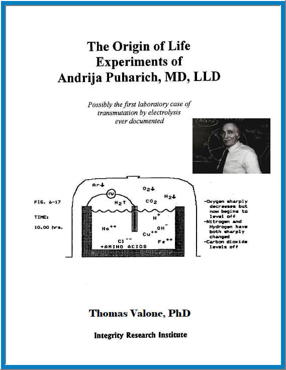 Origin Of Life Experiments by Dr. Andrija Puharich Report