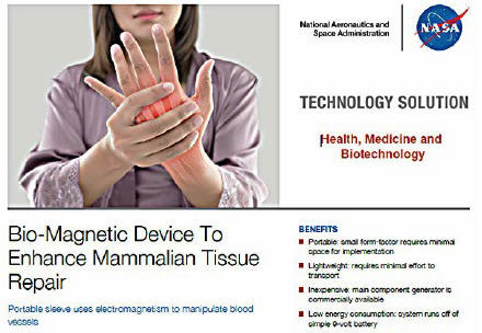 Bio-Magnetic Device to Enhance Tissue Repair discovered by NASA