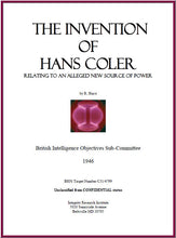 The Invention of Hans Coler: An Alleged New Power Source