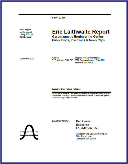 Eric Laithwaite Report