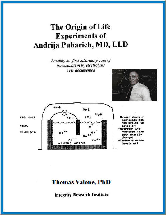 Origin Of Life Experiments by  Dr. Andrija Puharich  Report